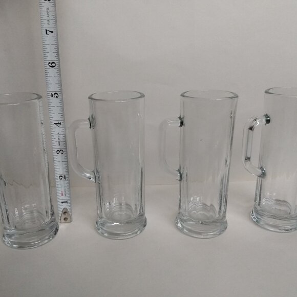 Libbey Set of 4 Sampler Miniature Beer Mugs Mini Stein Glasses Taster 4 oz. New - Picture 2 of 10